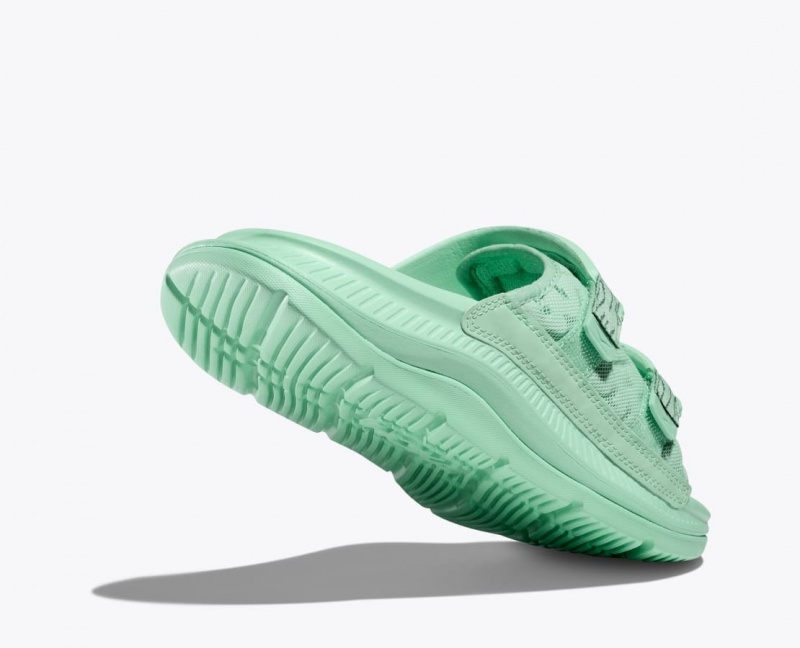 Mint HOKA Ora Luxe Men's Slide | 82UPBAXMO