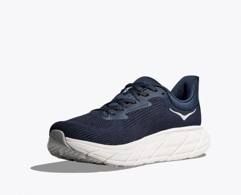 Navy / White HOKA Arahi 7 Men's Running Shoes | 34AOSMQUY