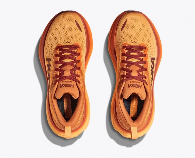 Orange HOKA Bondi 8 Women's Running Shoes | 83UYOMZHE