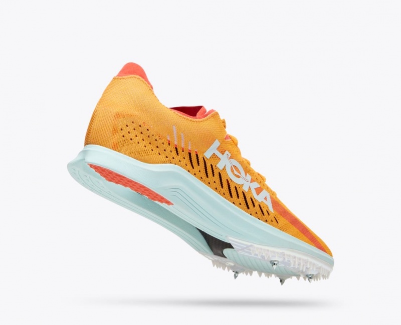 Orange HOKA Cielo X LD Men's Track Spikes | 74VBCAXKR