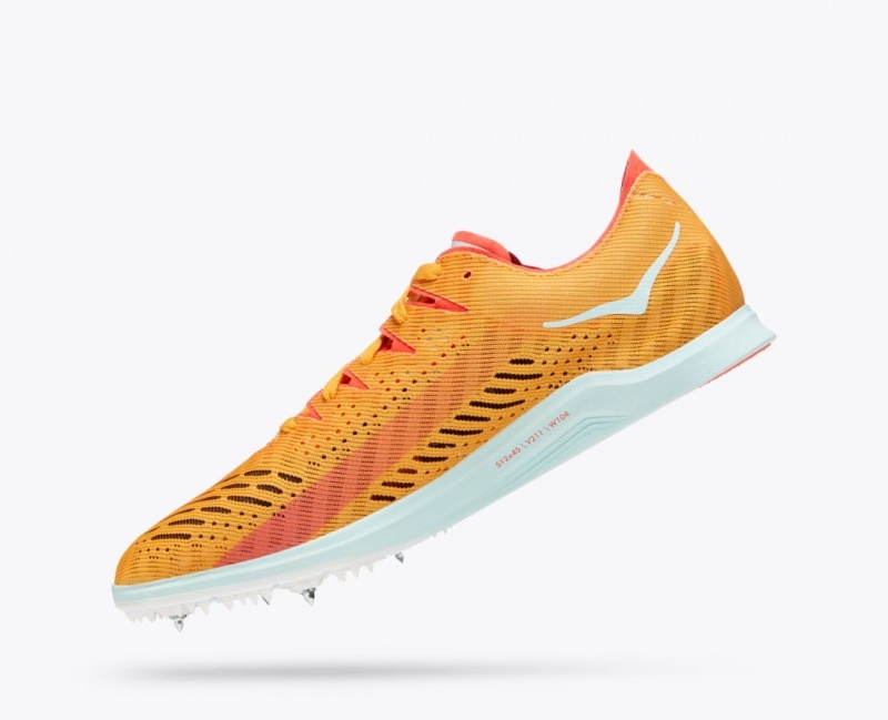 Orange HOKA Cielo X LD Men's Track Spikes | 74VBCAXKR