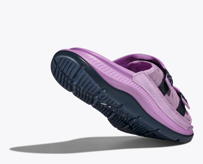 Pink HOKA Ora Luxe Men's Slide | 25MAVQPJU