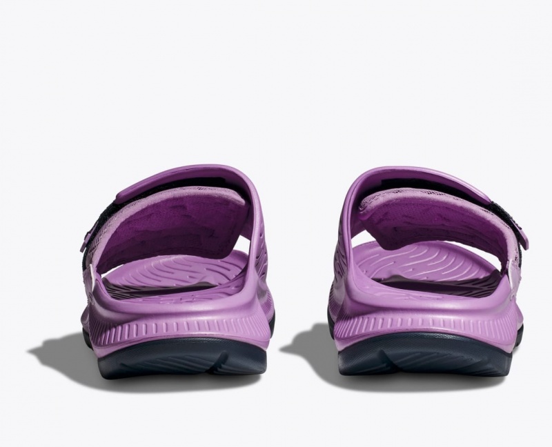 Pink HOKA Ora Luxe Men's Slide | 25MAVQPJU