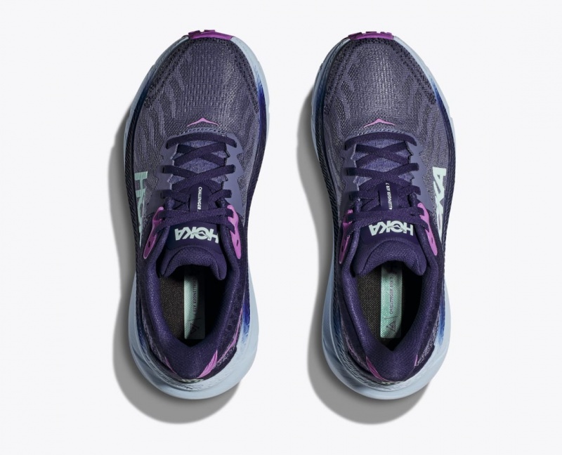 Purple HOKA Challenger 7 Women's Trail Running Shoes | 03CTJBLVY