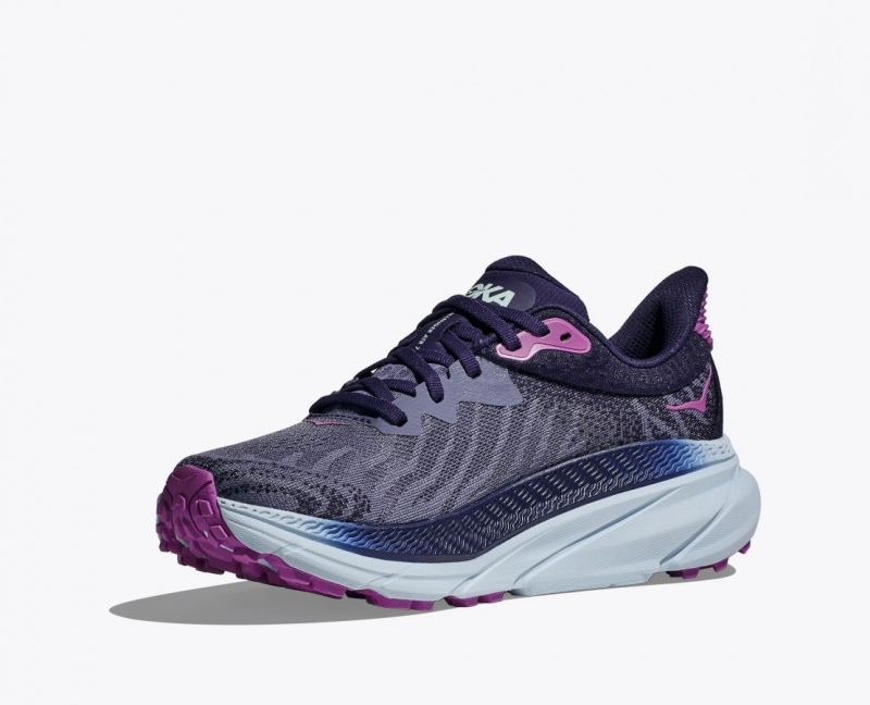 Purple HOKA Challenger 7 Women's Trail Running Shoes | 03CTJBLVY