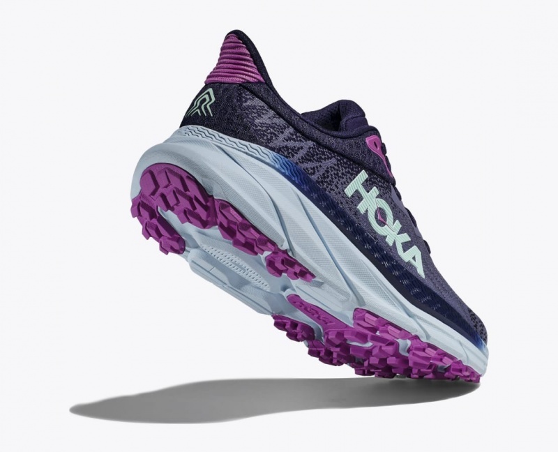 Purple HOKA Challenger 7 Women's Trail Running Shoes | 03CTJBLVY