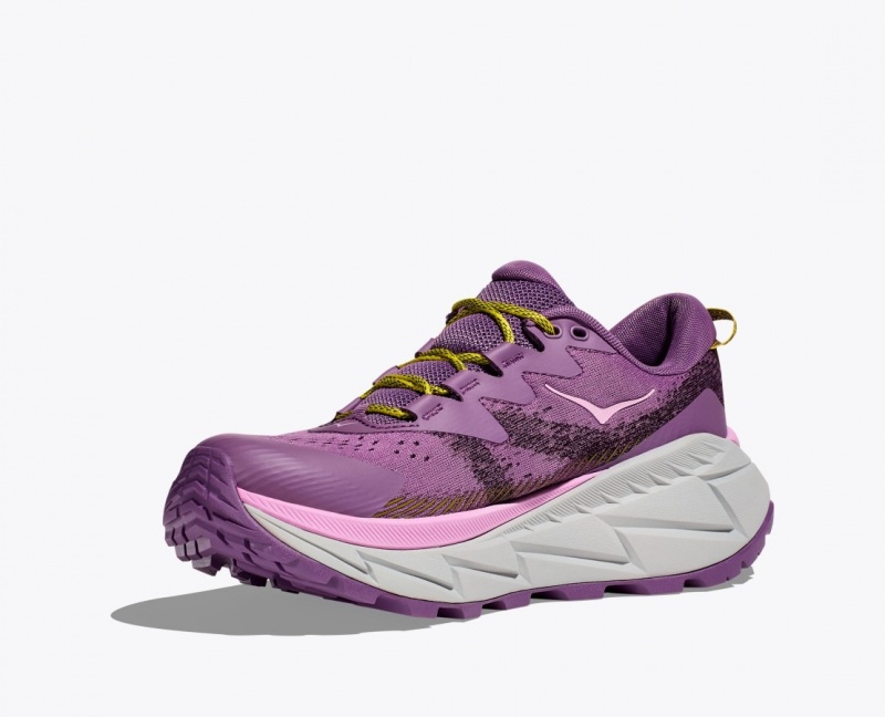 Purple HOKA Skyline-Float X Women's Hiking Shoes | 16TEGHCIW