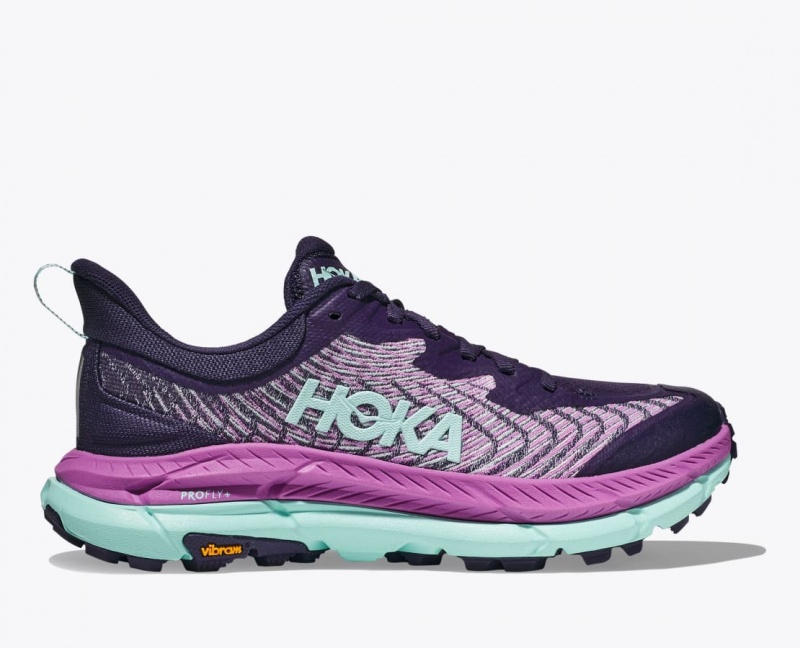 Purple / Pink HOKA Mafate Speed 4 Women\'s Trail Running Shoes | 64DLGSXWE