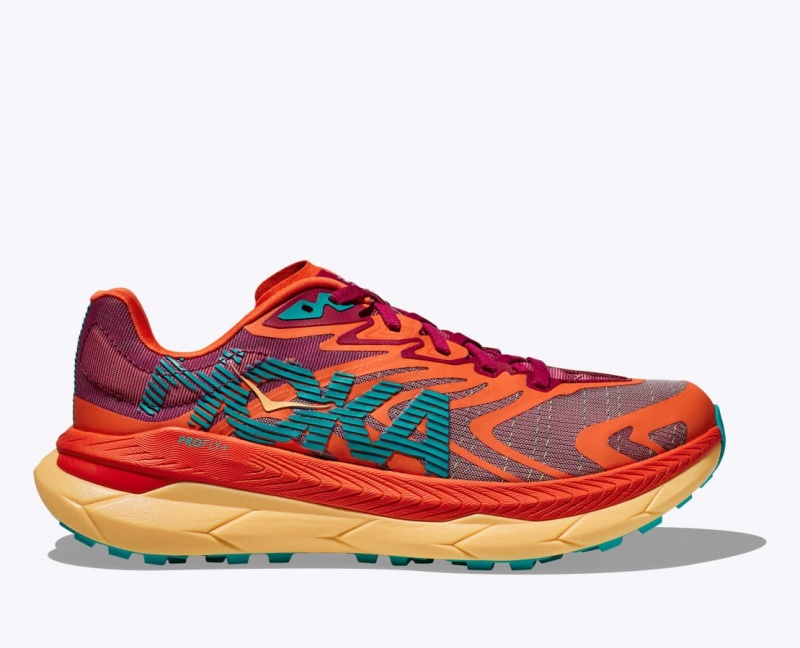 Red / Dark Red HOKA Tecton X 2 Men\'s Trail Running Shoes | 53ZMPLUIR