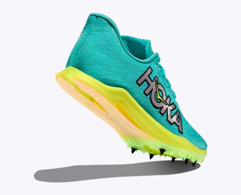 Turquoise HOKA Cielo X 2 MD Women's Track Spikes | 58WNIGBVP