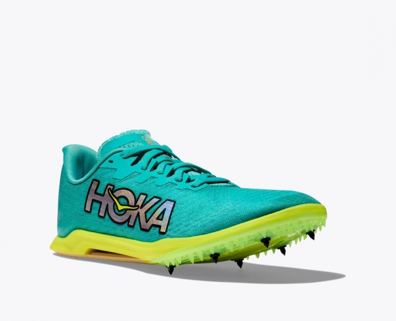 Turquoise HOKA Cielo X 2 MD Women's Track Spikes | 58WNIGBVP