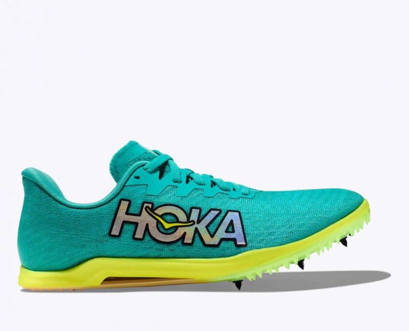 Turquoise HOKA Cielo X 2 MD Women\'s Track Spikes | 58WNIGBVP