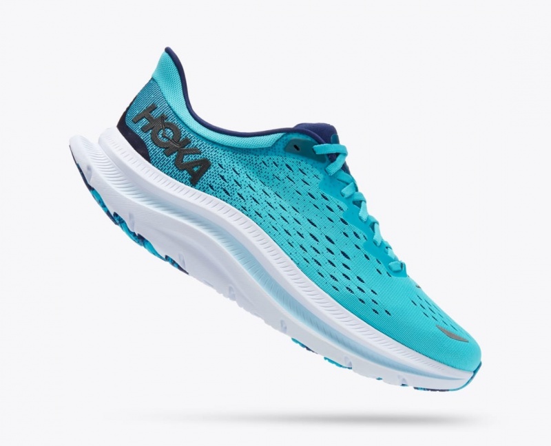 Turquoise HOKA Kawana Men's Sneakers | 74CDYNEVA