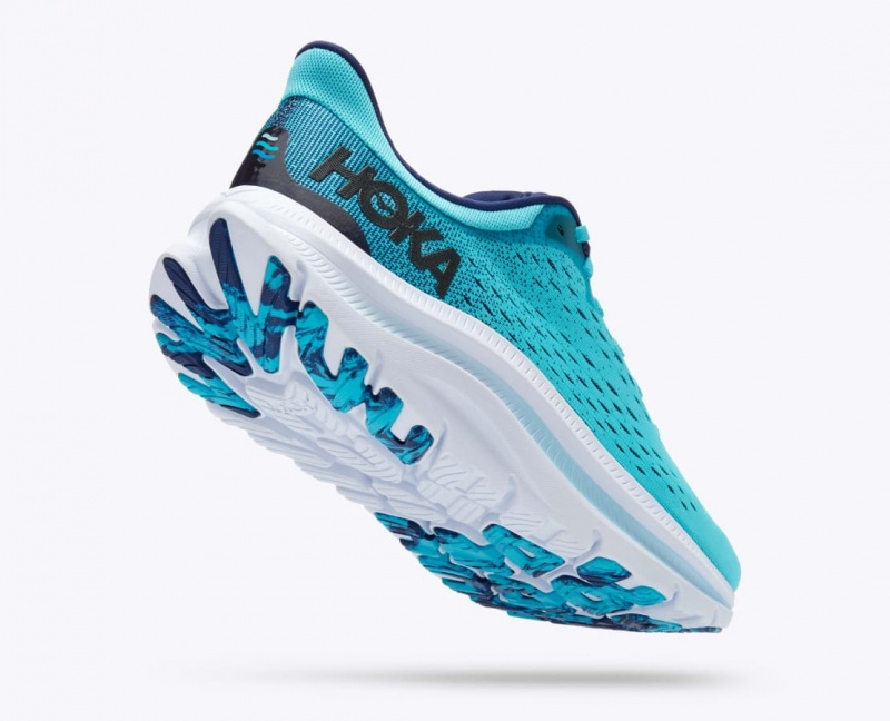 Turquoise HOKA Kawana Men's Sneakers | 74CDYNEVA