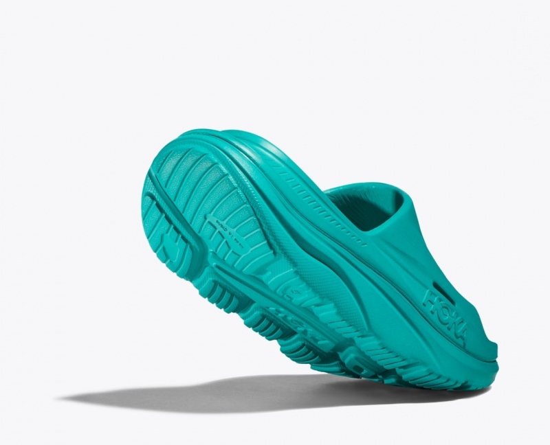 Turquoise HOKA Ora Recovery 3 Women's Slide | 42TZAUDIX