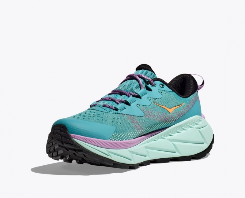 Turquoise HOKA Skyline-Float X Women's Hiking Shoes | 10TJAEDSU