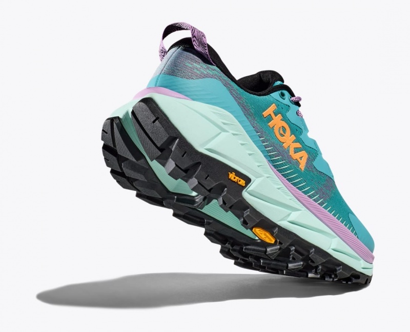 Turquoise HOKA Skyline-Float X Women's Hiking Shoes | 10TJAEDSU