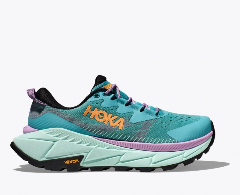 Turquoise HOKA Skyline-Float X Women\'s Hiking Shoes | 10TJAEDSU