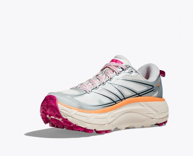 White / Grey / Orange HOKA Mafate Speed 2 Women's Sneakers | 10ZDEPVJN